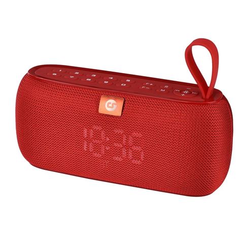 Enceinte Bluetooth Coolsound Clock 10W - Fonction Horloge - Autonomie jusqu'à 4h - USB, MicroSD - Mains Libres - Etanchéité IPX4