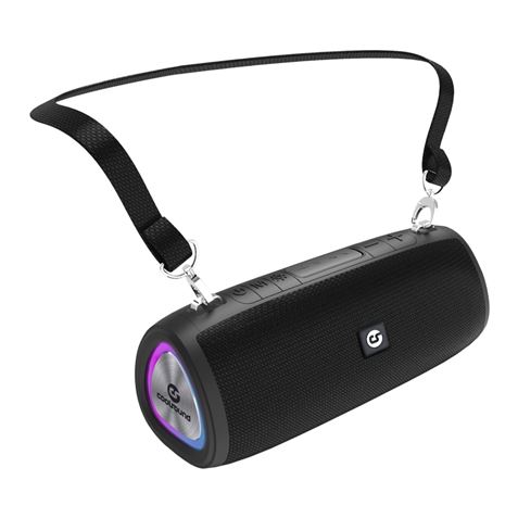 Enceinte Bluetooth Coolsound Disco Boom 16W - Poignée de transport - Effets lumineux LED - Couleur Noir