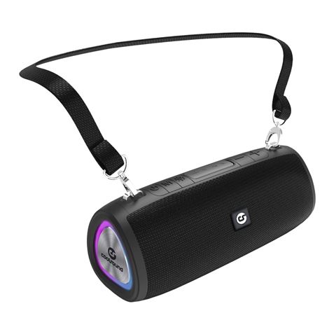 Enceinte Bluetooth Coolsound Disco Boom 16W - Poignée de transport - Effets lumineux LED - Couleur Noir