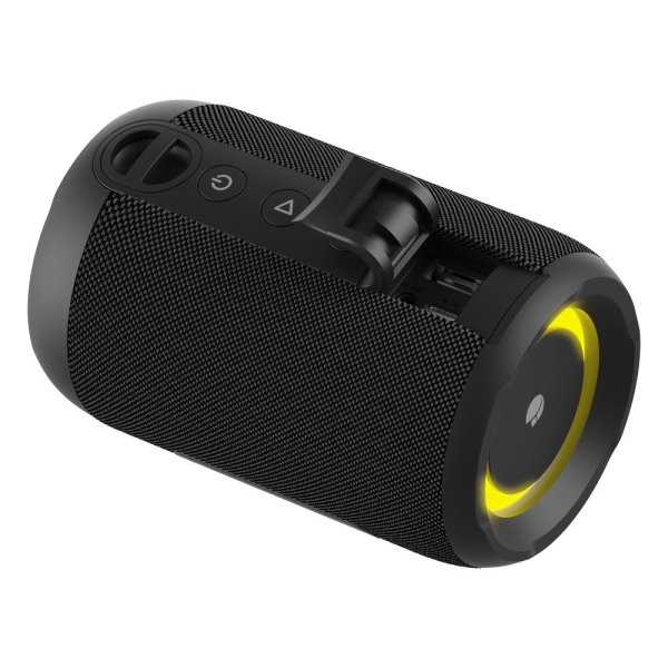 Enceinte Bluetooth NGS Roller Furia 2 Tiny 20W TWS - Eclairage LED - Autonomie jusqu'à 7h - Résistance à l'eau IPX7 - Couleur Noir