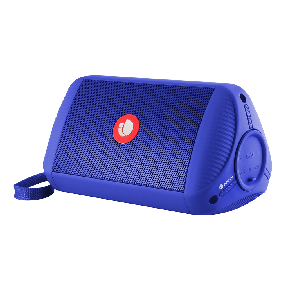 Enceinte Bluetooth NGS Roller Ride 10W - TWS - USB, Micro SD - Couleur Bleu