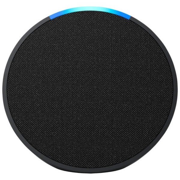 Enceinte connectée Bluetooth Wi-Fi Amazon Echo Pop 1ère génération - Compatibilité avec la maison intelligente - Alexa intégrée - Commande vocale mains libres - Haut-parleur 49,5 mm - Noir