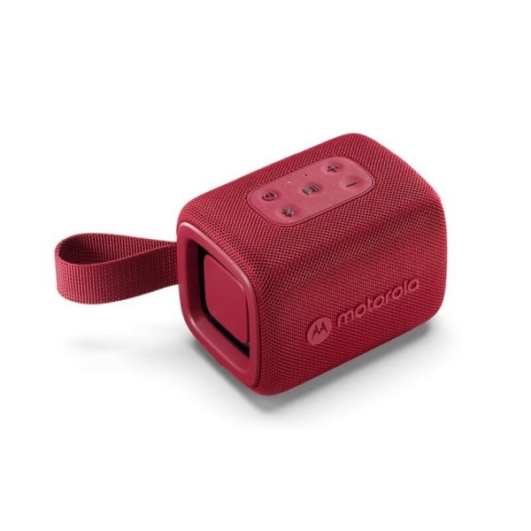 Enceinte portable Motorola ROKR 300 - 7 W - Bluetooth 5.3 - IP67 - 12 h d'autonomie - Rouge