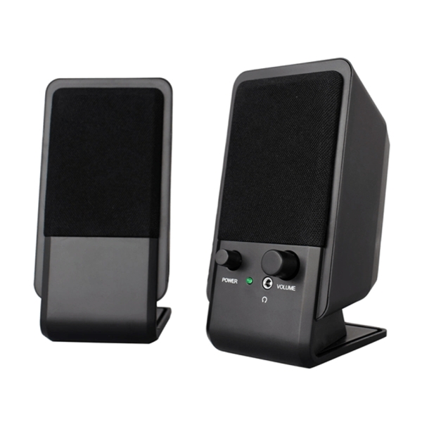 Enceintes stéréo de bureau Ewent 12 W - Alimentation USB - Jack 3,5 mm - Contrôle du volume - Noir