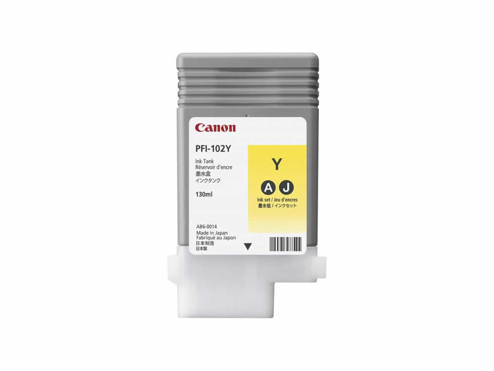 Canon cartouche encre PFI-102 Y jaune