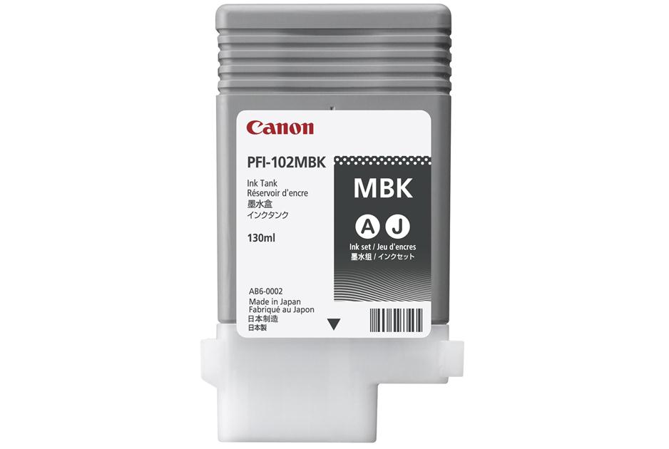 Canon cartouche encre pigmentaire PFI-102 MBK noir mat