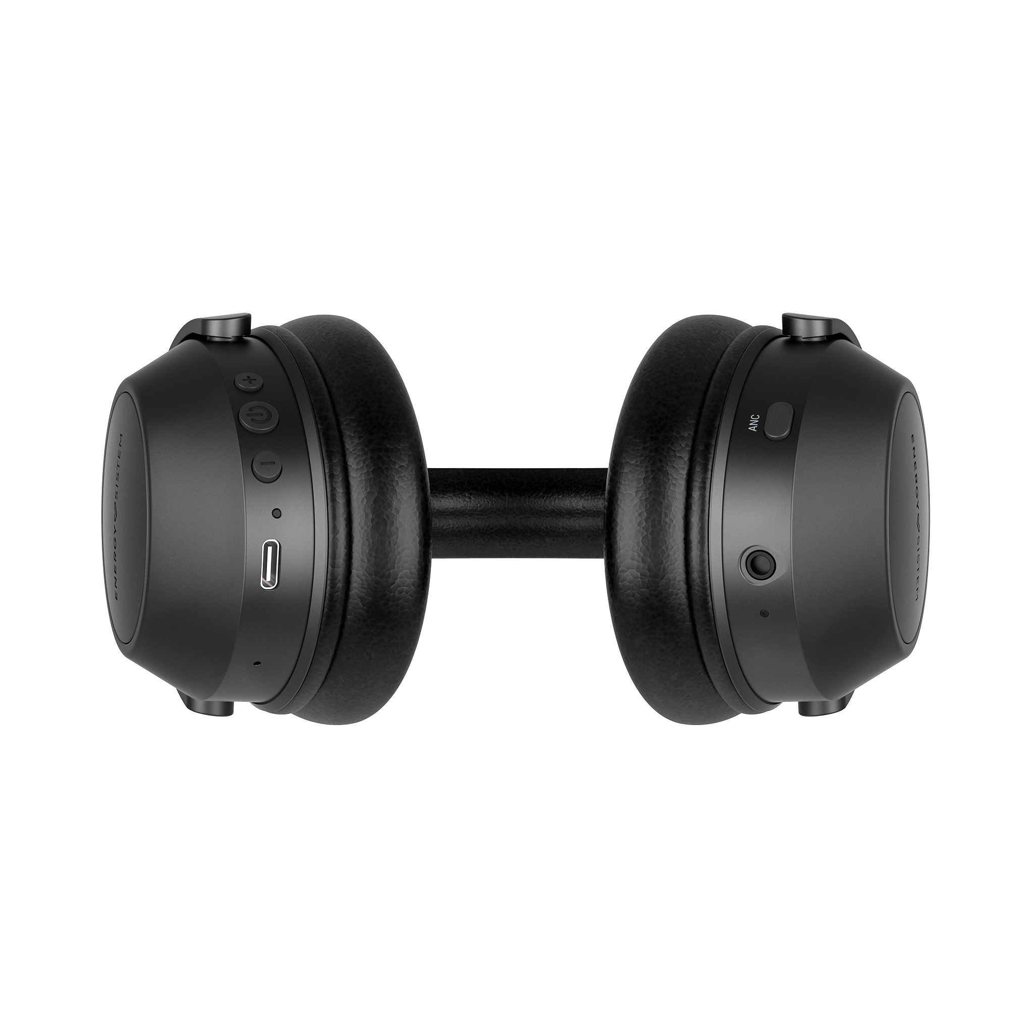 Energy Sistem BT Travel Headphones 6 ANC - Suppression active du bruit - Coussinets isolants - Charge rapide - Couleur noire