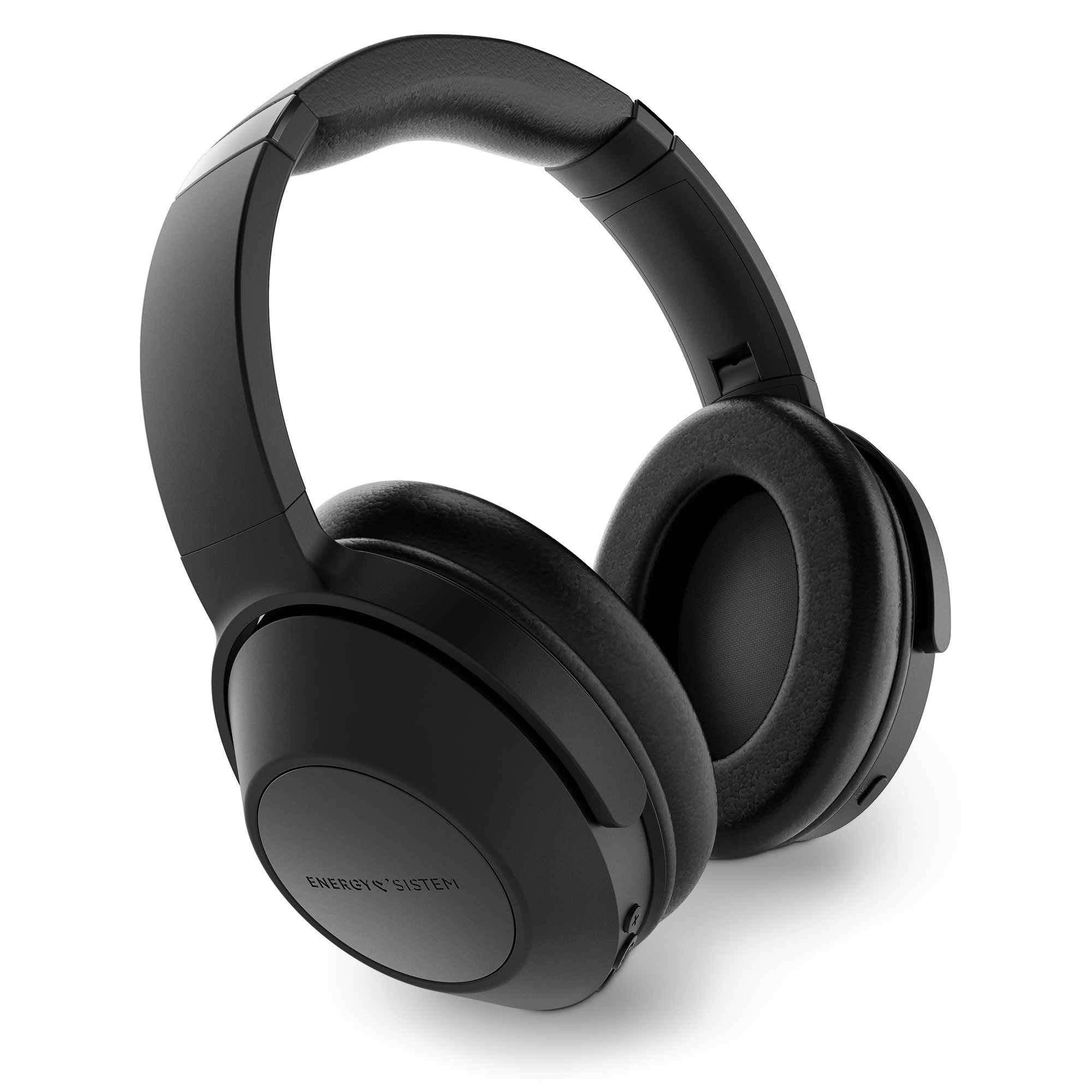 Energy Sistem BT Travel Headphones 6 ANC - Suppression active du bruit - Coussinets isolants - Charge rapide - Couleur noire