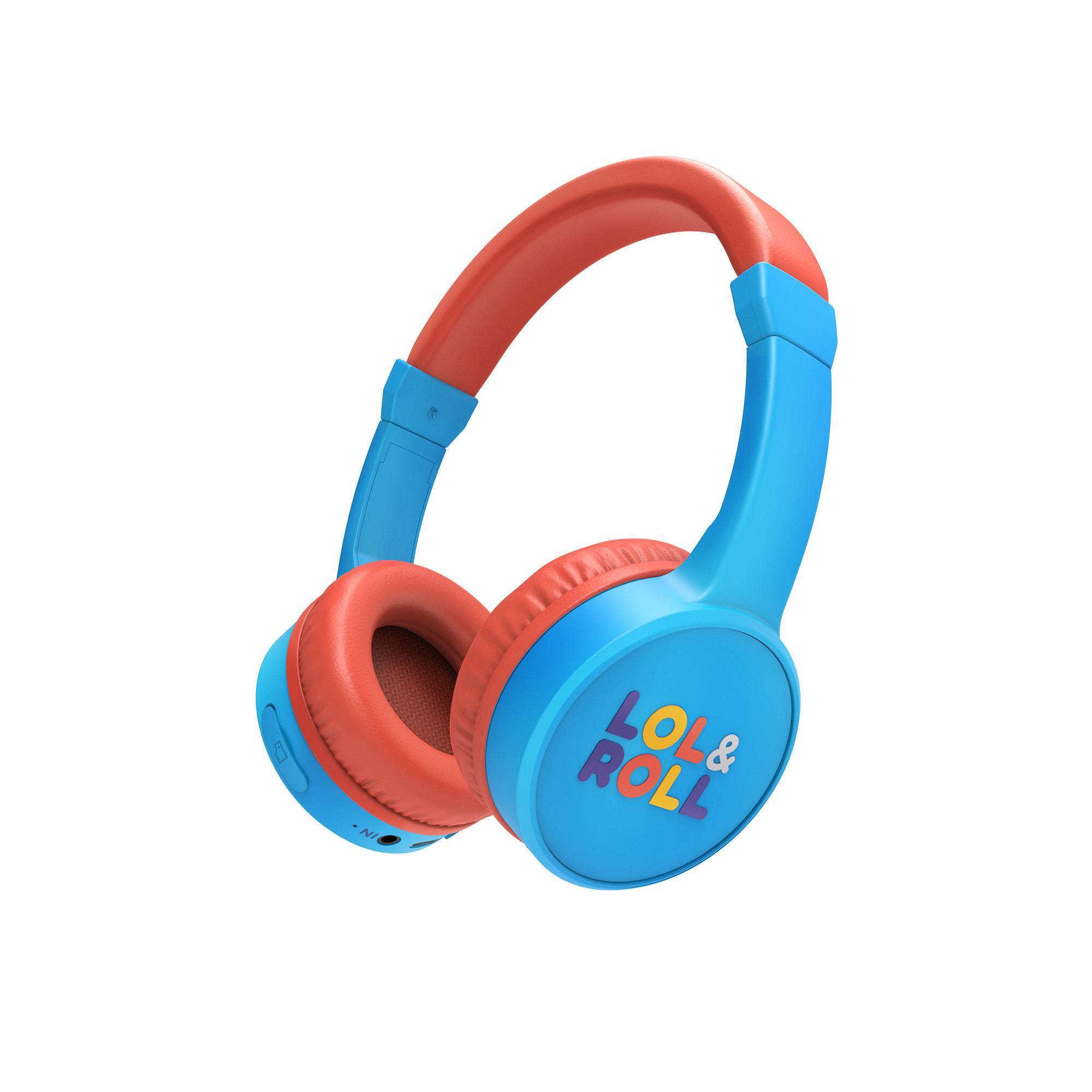 Energy Sistem Lol&Roll Pop Kids Casque Bluetooth - Partage de musique - Bluetooth 5.1 - Limite de volume <85 dB - Couleur bleue