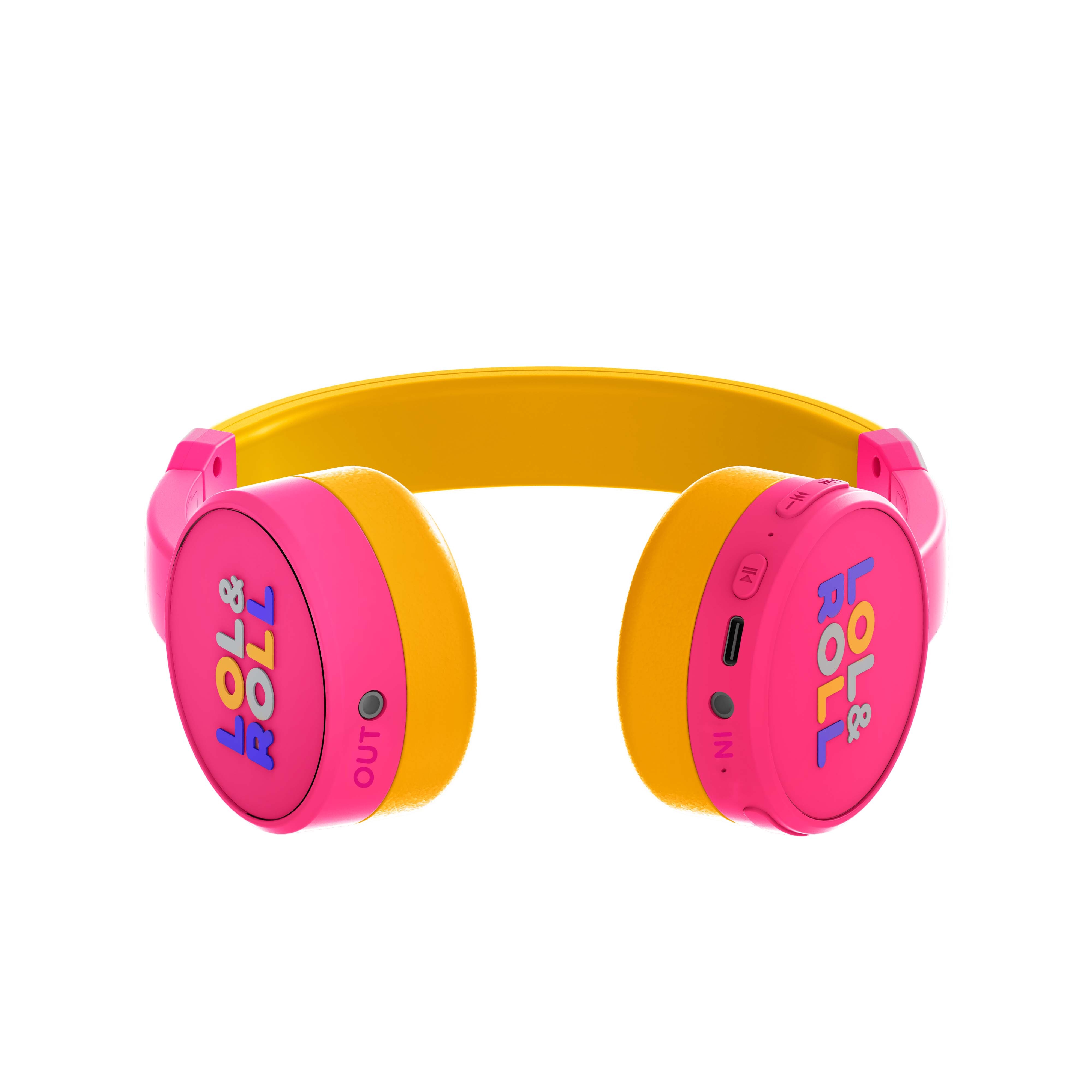 Energy Sistem Lol&Roll Pop Kids Casque Bluetooth - Partage de musique - Bluetooth 5.1 - Limite de volume <85 dB - Mi - Couleur Rouge