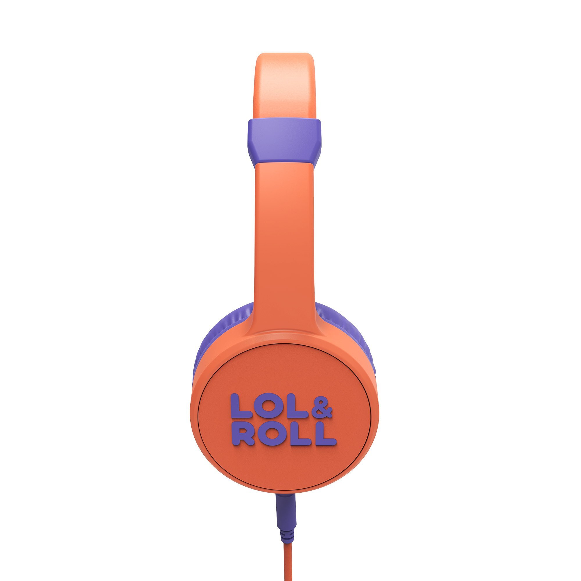 Energy Sistem Lol&Roll Pop Kids Casque - Partager de la musique - Cordon détachable - Limite de volume 85 dB - Microphone - Couleur orange