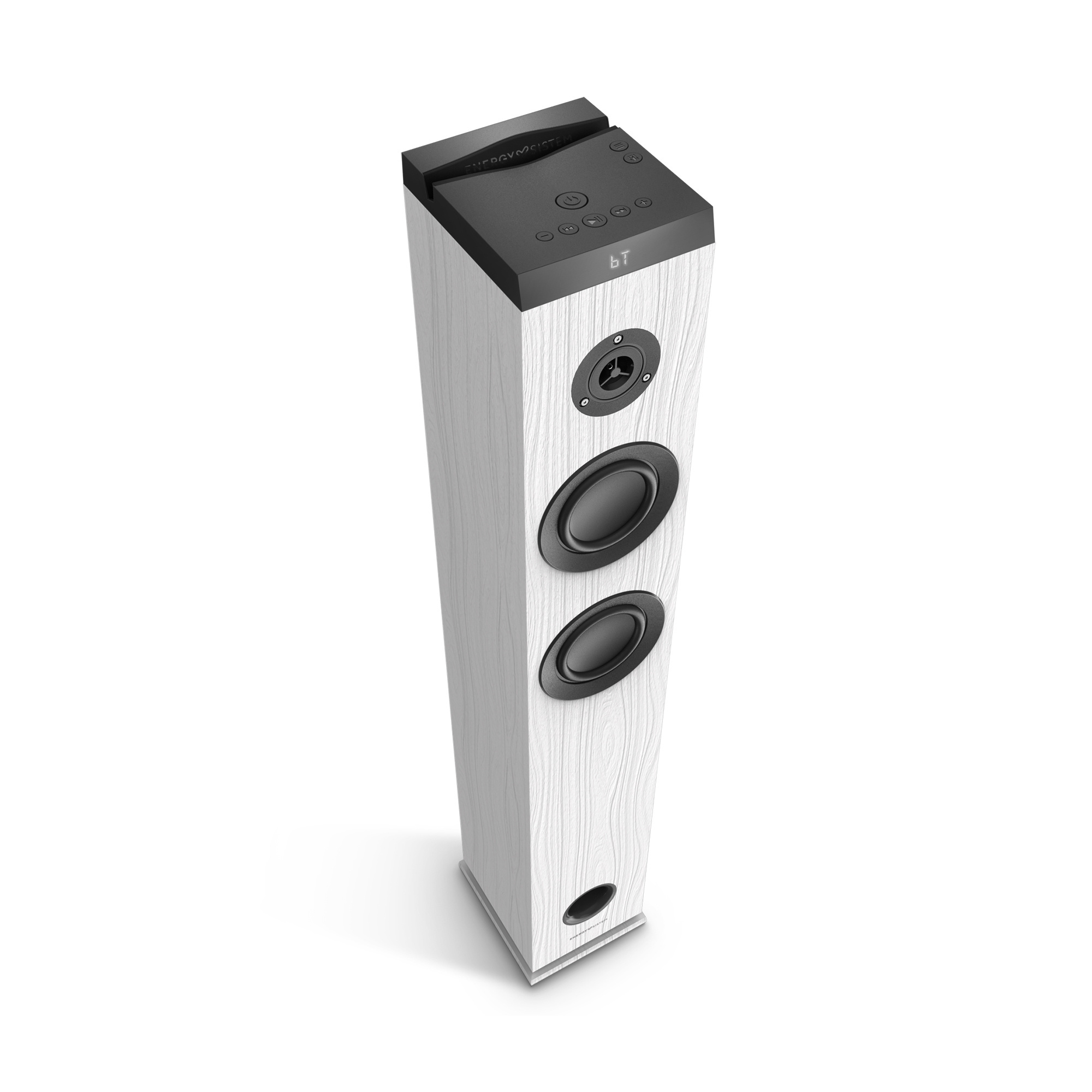 Energy Sistem Sound Tower 5 G2 - 65W - Bluetooth - TWS - USB/MicroSD MP3 - Radio FM - Couleur Blanc