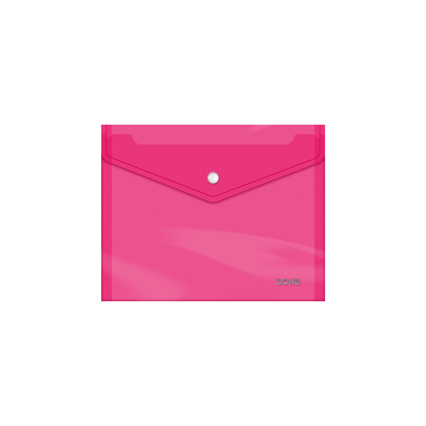 ✓ Enveloppe Dohe, A5, PP Transp. 150µm, Rose couleur Rosa en