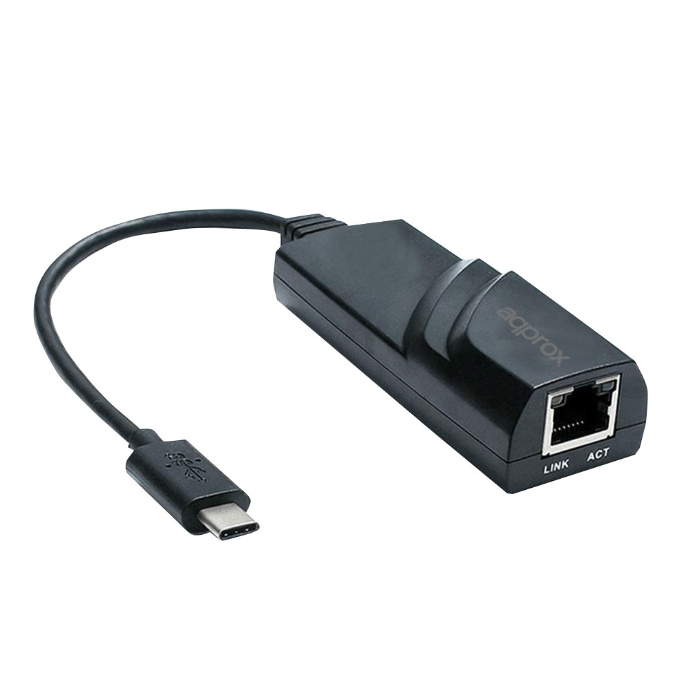 Environ adaptateur USB-C vers RJ-45 - Transfert jusqu'à 1000 Mbps - Câble de 19 cm