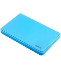 boîtier externe HD 2,5" SATA-USB 2.0 - couleur bleue