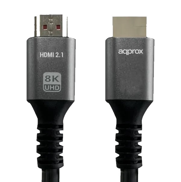 Approx câble HDMI 2.1 mâle/mâle - Prend en charge la résolution 8K - Longueur 1 m