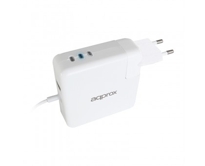 Approx Chargeur Automatique pour Apple Type L 45W/65W/85W - USB 5V 2.1A