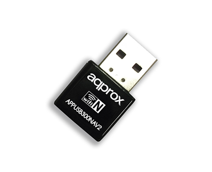 Approx Nano USB WiFi Adaptateur sans fil - Jusqu'à 300 Mbps - Jeu de puces Realtek 8192EU