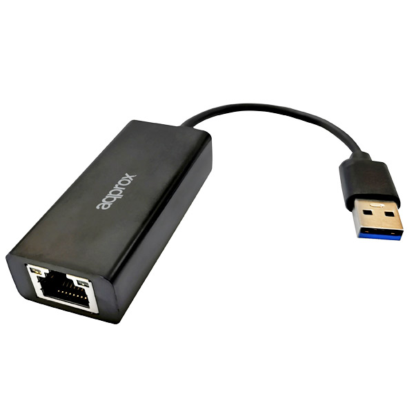 Approx USB 2.0 vers RJ45 adaptateur mâle/femelle