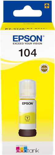 Epson bouteille encre 104 jaune