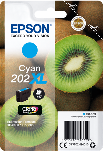 Epson cartouche encre 202XL cyan