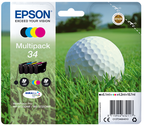 Epson MultiPack 34, 4 cartouches