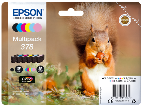 Epson Multipack 378, 6 cartouches