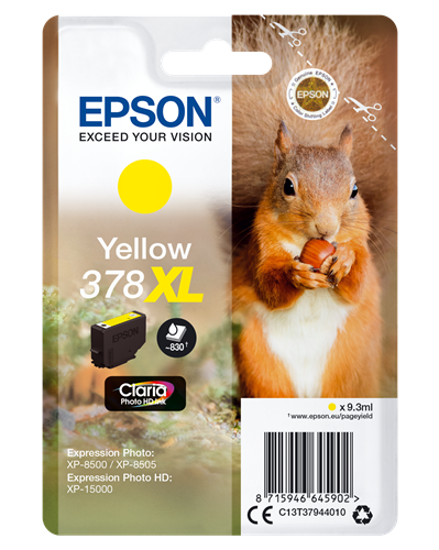 Epson cartouche encre 378XL jaune
