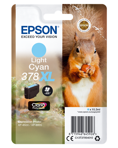 Epson cartouche encre 378XL cyan clair