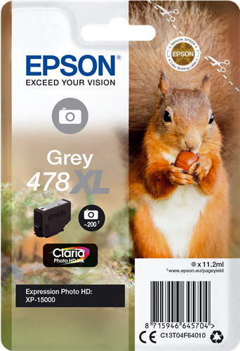 Epson cartouche encre 478XL grise