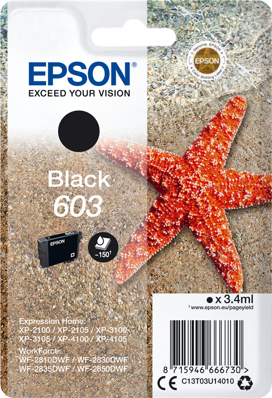 Epson cartouche encre 603 noir