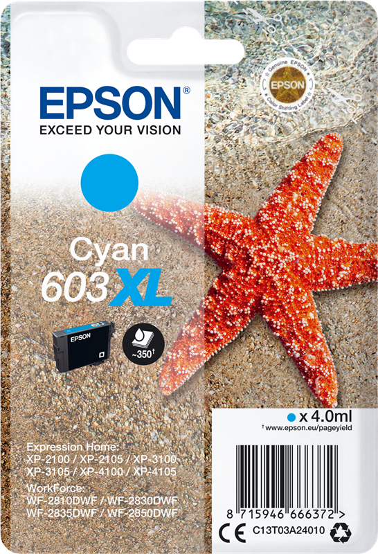 Epson cartouche encre 603XL cyan