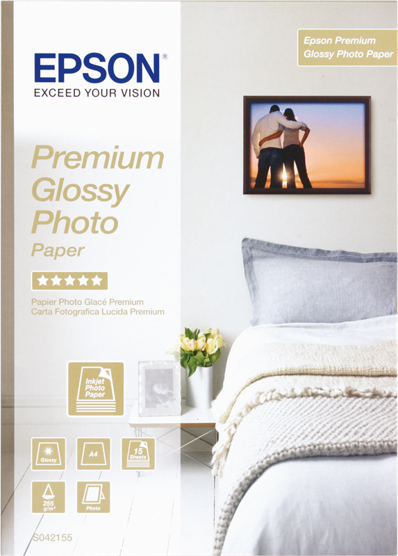 Epson Premium Glossy Photo Paper - A4 - 15 Feuilles