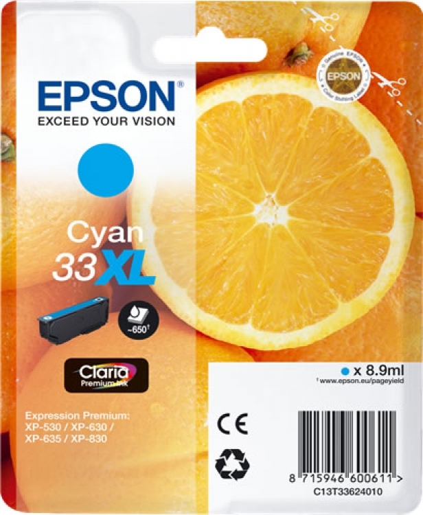 Epson cartouche encre 33XL cyan