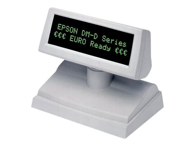 Epson DM-D110, 2 lignes, avec pied - Blanc