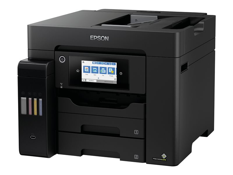 Epson EcoTank ET5850 Imprimante recto verso couleur multifonction Wi-Fi 32 ppm
