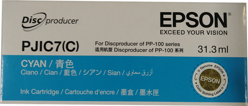 Epson cartouche encre PJIC7(C) Cyan (C13S020688)