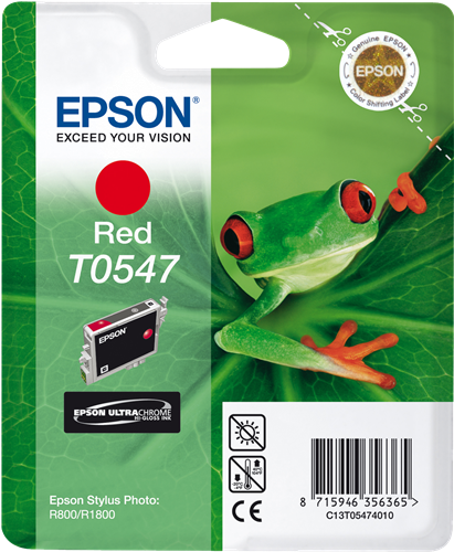 Epson cartouche encre T0547 rouge