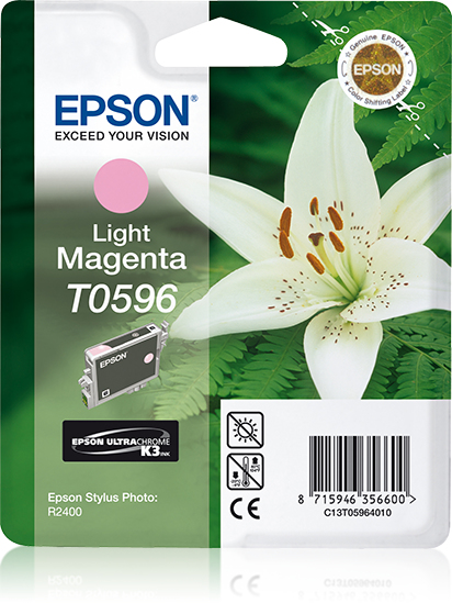 Epson Cartouche encre T0596 magenta clair - C13T05964010