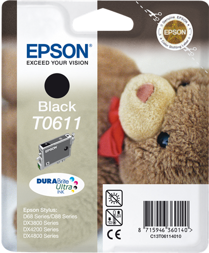 Epson cartouche encre T0611 noir