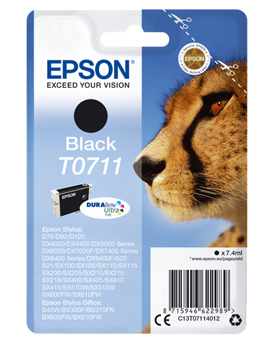 Epson cartouche encre T0711 noir