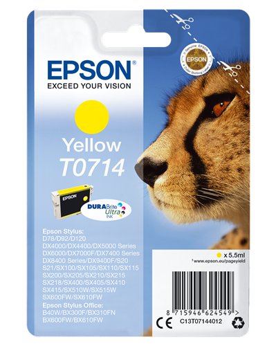 Epson cartouche encre T0714 jaune
