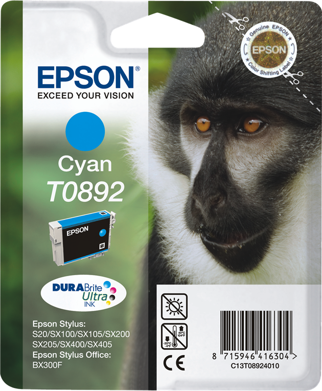 Epson cartouche encre T0892 cyan