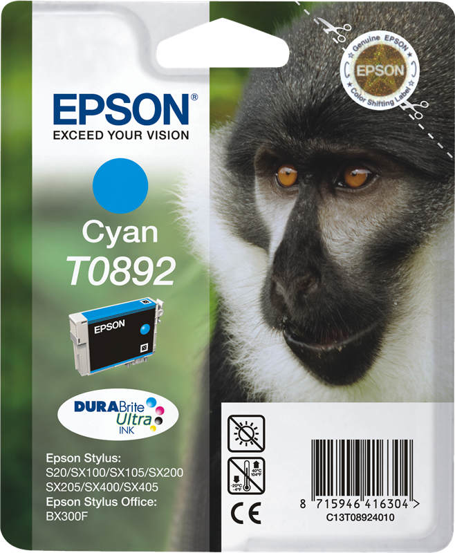 Epson cartouche encre T0892 cyan