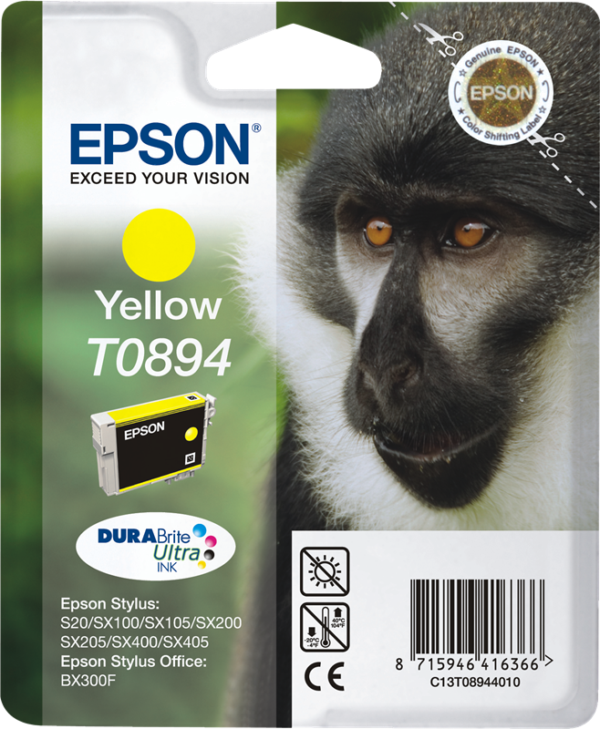 Epson cartouche encre T0894 jaune