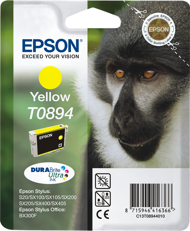 Epson cartouche encre T0894 jaune