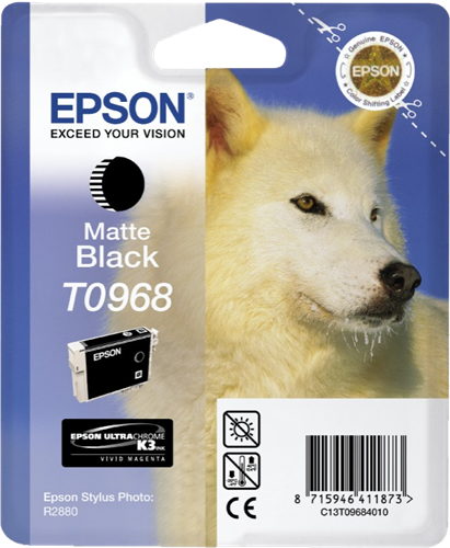 Epson cartouche encre T0968 noir mat