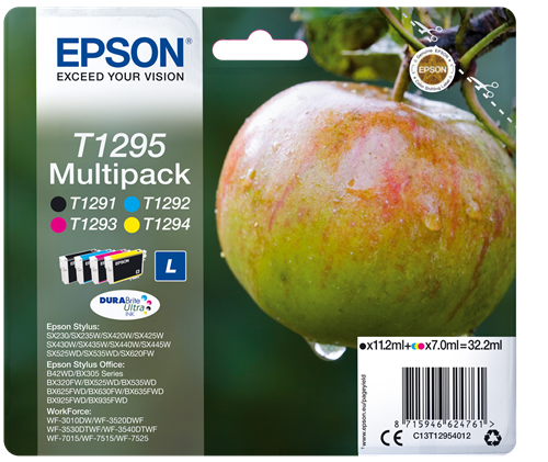 Epson Multipack 4-couleurs T1295 DURABrite Ultra Ink