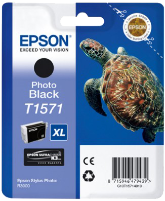 Epson cartouche encre T1571 noir photo XL