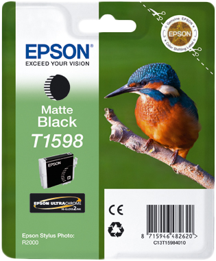 Epson cartouche encre T1598 noir mat (17 ml)